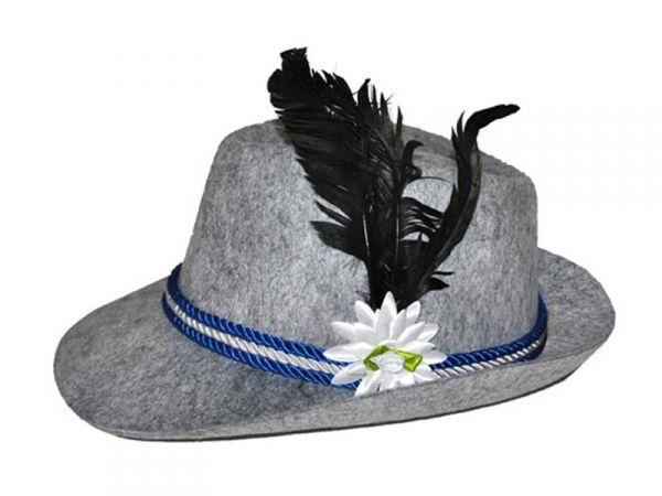 Hängelampe "Bavaria" original Trachtenhut mit LED-Lampe. 230V